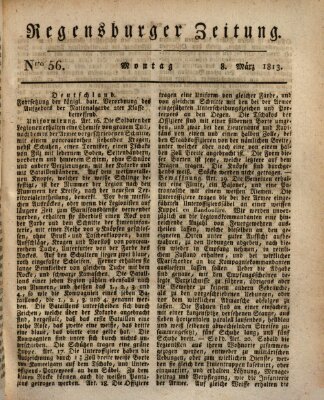 Regensburger Zeitung Montag 8. März 1813