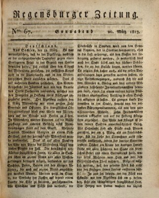 Regensburger Zeitung Samstag 20. März 1813