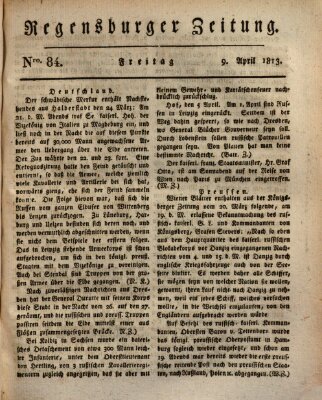 Regensburger Zeitung Freitag 9. April 1813