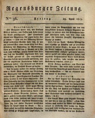 Regensburger Zeitung Freitag 23. April 1813