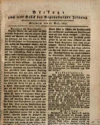 Regensburger Zeitung Mittwoch 12. Mai 1813