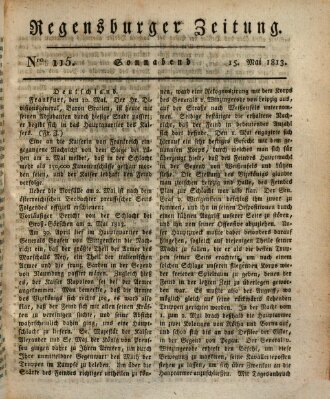 Regensburger Zeitung Samstag 15. Mai 1813