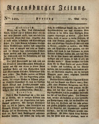 Regensburger Zeitung Freitag 21. Mai 1813