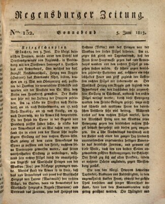 Regensburger Zeitung Samstag 5. Juni 1813