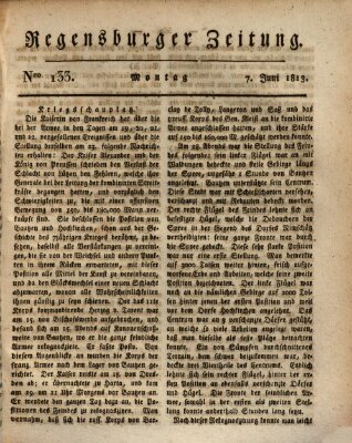 Regensburger Zeitung Montag 7. Juni 1813