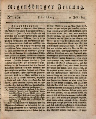 Regensburger Zeitung Freitag 9. Juli 1813