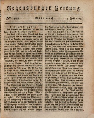 Regensburger Zeitung Mittwoch 14. Juli 1813