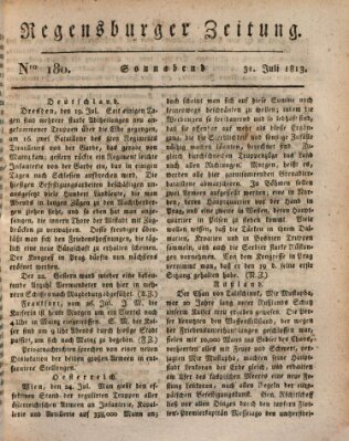 Regensburger Zeitung Samstag 31. Juli 1813