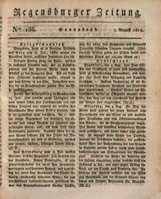 Regensburger Zeitung Samstag 7. August 1813