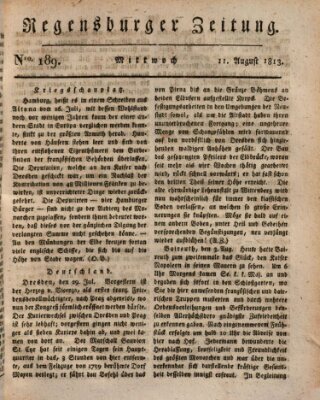 Regensburger Zeitung Mittwoch 11. August 1813