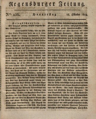 Regensburger Zeitung Donnerstag 28. Oktober 1813