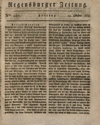 Regensburger Zeitung Freitag 29. Oktober 1813