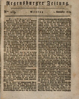 Regensburger Zeitung Montag 1. November 1813