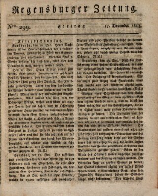 Regensburger Zeitung Freitag 17. Dezember 1813