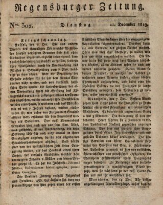 Regensburger Zeitung Dienstag 21. Dezember 1813