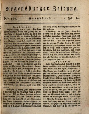 Regensburger Zeitung Samstag 2. Juli 1814