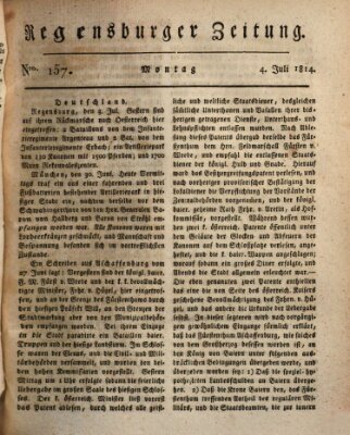 Regensburger Zeitung Montag 4. Juli 1814