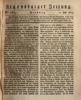 Regensburger Zeitung Dienstag 12. Juli 1814