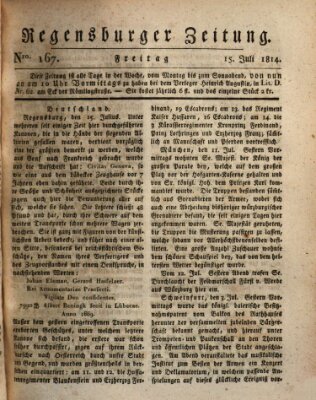 Regensburger Zeitung Freitag 15. Juli 1814