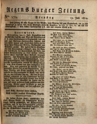 Regensburger Zeitung Dienstag 19. Juli 1814