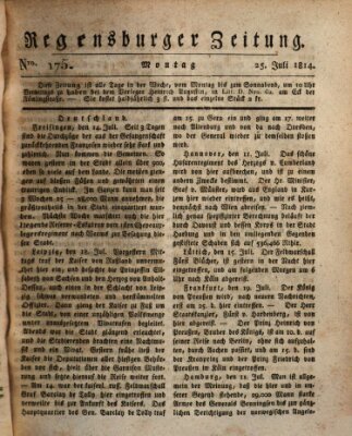 Regensburger Zeitung Montag 25. Juli 1814