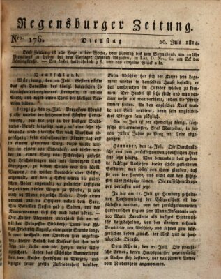 Regensburger Zeitung Dienstag 26. Juli 1814