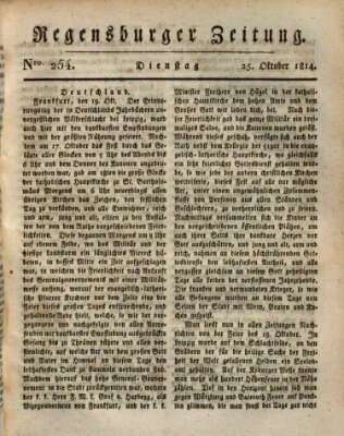 Regensburger Zeitung Dienstag 25. Oktober 1814