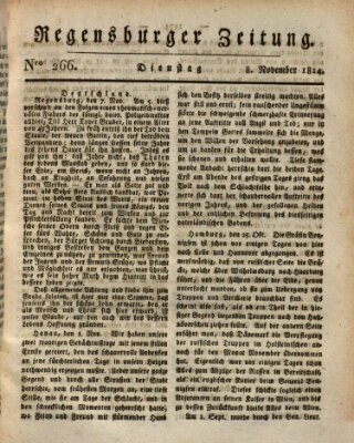 Regensburger Zeitung Dienstag 8. November 1814