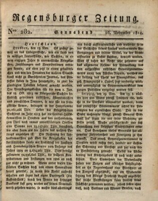 Regensburger Zeitung Samstag 26. November 1814