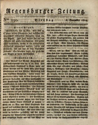 Regensburger Zeitung Dienstag 6. Dezember 1814