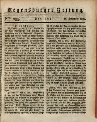 Regensburger Zeitung Freitag 16. Dezember 1814