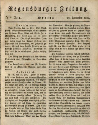 Regensburger Zeitung Montag 19. Dezember 1814