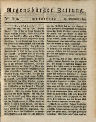 Regensburger Zeitung Donnerstag 29. Dezember 1814