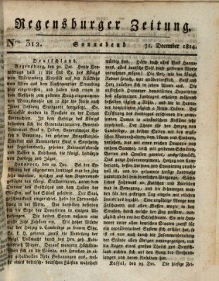 Regensburger Zeitung Samstag 31. Dezember 1814