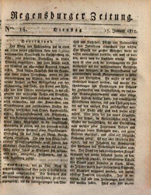 Regensburger Zeitung Dienstag 17. Januar 1815