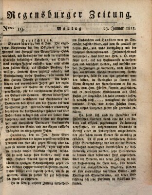 Regensburger Zeitung Montag 23. Januar 1815