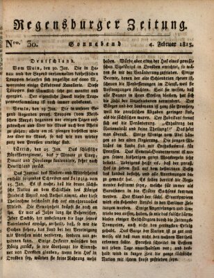 Regensburger Zeitung Samstag 4. Februar 1815