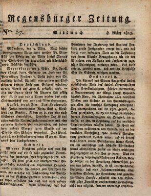 Regensburger Zeitung Mittwoch 8. März 1815