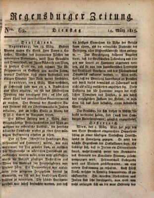 Regensburger Zeitung Dienstag 14. März 1815