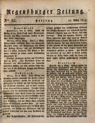 Regensburger Zeitung Freitag 17. März 1815