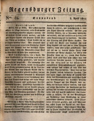 Regensburger Zeitung Samstag 8. April 1815