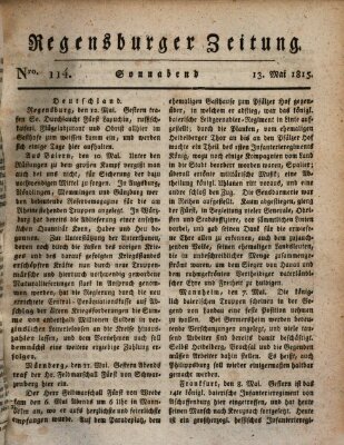 Regensburger Zeitung Samstag 13. Mai 1815