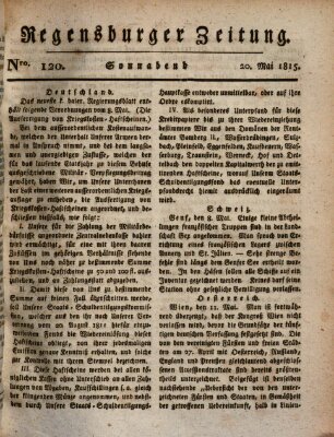 Regensburger Zeitung Samstag 20. Mai 1815