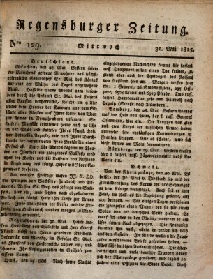 Regensburger Zeitung Mittwoch 31. Mai 1815