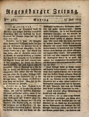 Regensburger Zeitung Montag 26. Juni 1815