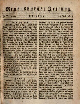 Regensburger Zeitung Dienstag 18. Juli 1815