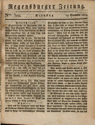 Regensburger Zeitung Dienstag 19. Dezember 1815