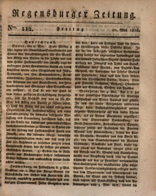 Regensburger Zeitung Freitag 10. Mai 1816