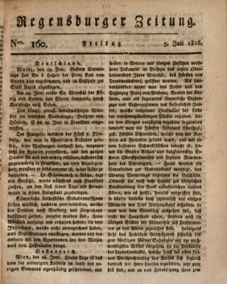 Regensburger Zeitung Freitag 5. Juli 1816