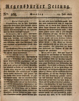 Regensburger Zeitung Montag 15. Juli 1816